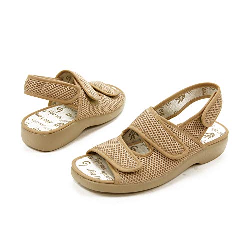 GARZON - Zapatilla Calle 3215-RBG para: Mujer Color: Beige Talla: 41