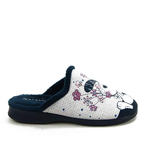 GARZON - Zapatilla CASA 2825 para: Mujer Color: Azul Marino Talla: 40