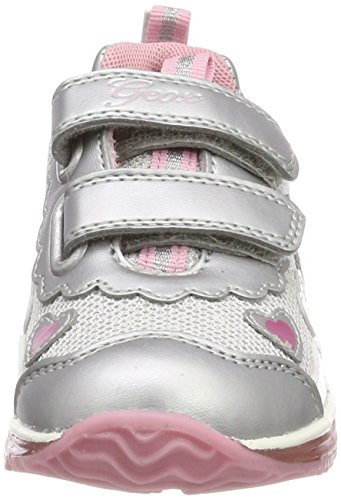 Geox B Todo Girl A, Zapatillas Niñas, Plateado, 20 EU