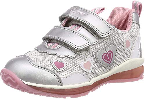 Geox B Todo Girl A, Zapatillas Niñas, Plateado, 20 EU