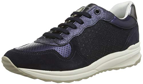 Geox D AIRELL A, Zapatillas Mujer, Azul (Navy C4002), 37 EU