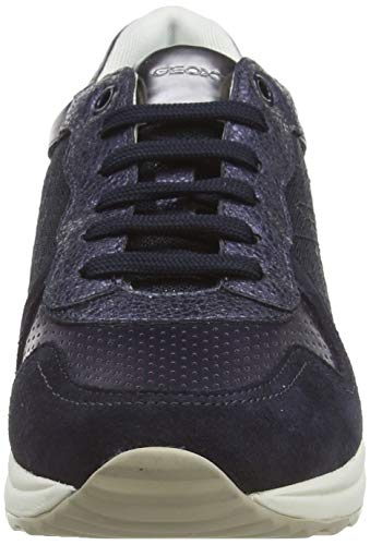 Geox D AIRELL A, Zapatillas Mujer, Azul (Navy C4002), 37 EU