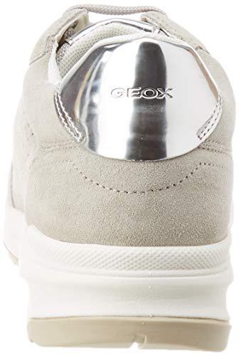 Geox D AIRELL B, Zapatillas Mujer, Gris (Lt Grey C1010), 39 EU