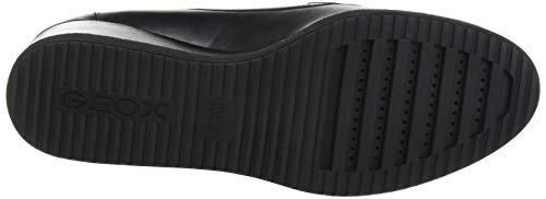 Geox D ANYLLA Wedge J, Mocasines Mujer, Negro, 38 EU