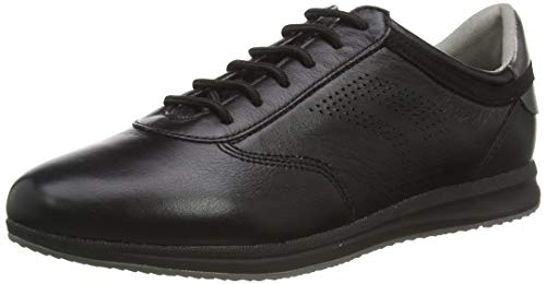 Geox D Avery C, Zapatillas Mujer, Negro (Black C9999), 40 EU