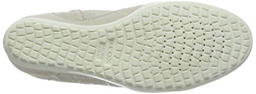 Geox D CARUM C, Zapatillas Altas Mujer, Beige (Cream), 37