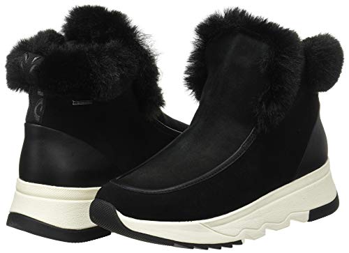 Geox D FALENA B ABX B, Botas de Nieve. Mujer, Negro, 39 EU