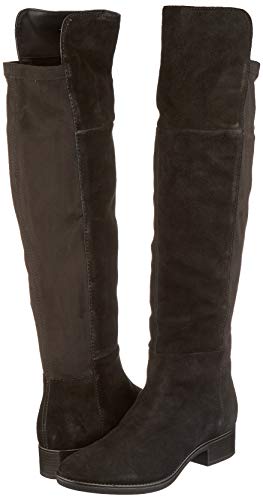 Geox D Felicity I, Over-The-Knee Boot Mujer, Negro (Black C9999), 37 EU