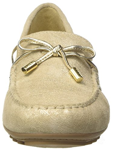 Geox D LEELYAN A, Mocasines Mujer, Dorado (Gold), 37.5 EU