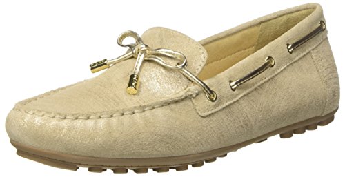 Geox D LEELYAN A, Mocasines Mujer, Dorado (Gold), 37.5 EU