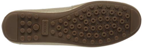 Geox D LEELYAN A, Mocasines Mujer, Dorado (Gold C2005), 36.5 EU