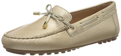 Geox D LEELYAN A, Mocasines Mujer, Dorado (Gold C2005), 36.5 EU