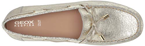 Geox D LEELYAN A, Mocasines Mujer, Dorado (LT Gold C2012), 36 EU