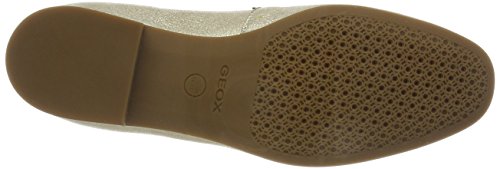 Geox D MARLYNA B, Mocasines Mujer, Dorado (Gold), 39 EU