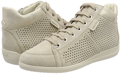 Geox D Myria B, Zapatillas Altas Mujer, Beige (Lt Taupe), 37 EU