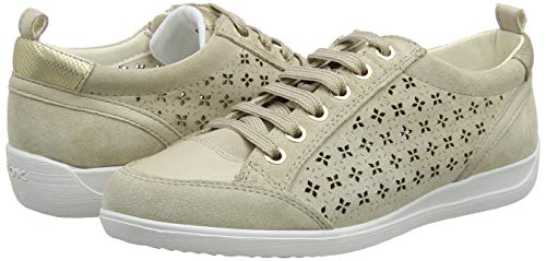 Geox D Myria D, Zapatillas Mujer, Beige (Lt Taupe C6738), 40 EU