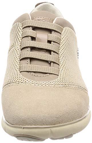 Geox D Nebula C, Zapatillas Mujer, Beige (Cream C0423), 38 EU