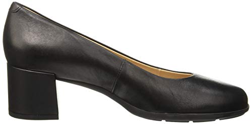 Geox D New Annya Mid A, Zapatos con Tacón Mujer, Negro (Black C9999), 38.5 EU