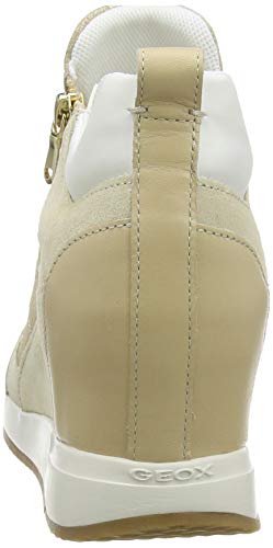 Geox D NYDAME E, Zapatillas Mujer, Beige (Sand C5004), 38 EU