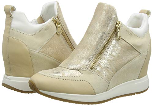 Geox D NYDAME E, Zapatillas Mujer, Beige (Sand C5004), 38 EU