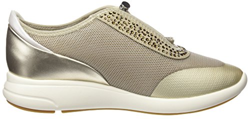 Geox D Ophira E, Zapatillas Mujer, Dorado, 38 EU