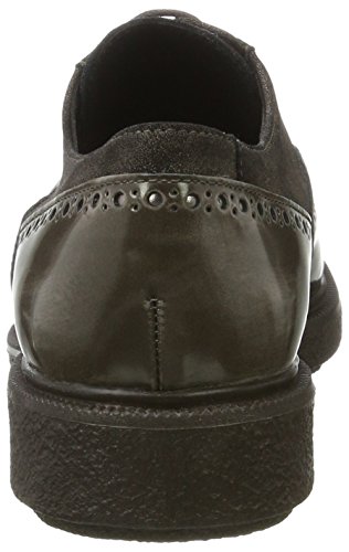 Geox D Prestyn B, Zapatos de Vestir Mujer, Marrón (Dk Coffee), 37 EU