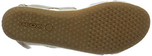 Geox D Sandal Vega A, Sandalia con Pulsera para Mujer, Beige (Taupe C6029), 41 EU