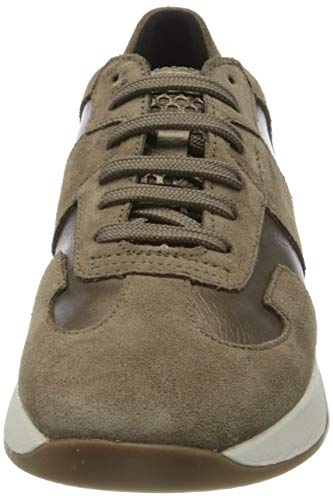 GEOX D SUZZIE B LEAD/DK BEIGE Women's Trainers Low-Top Trainers size 35(EU)