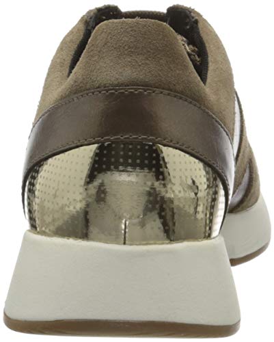 GEOX D SUZZIE B LEAD/DK BEIGE Women's Trainers Low-Top Trainers size 35(EU)