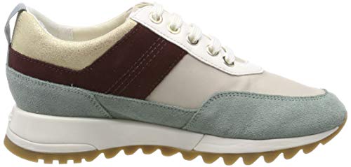 Geox D TABELYA B, Zapatillas Mujer, Verde (Lt Green/Cream C3U5K), 38 EU