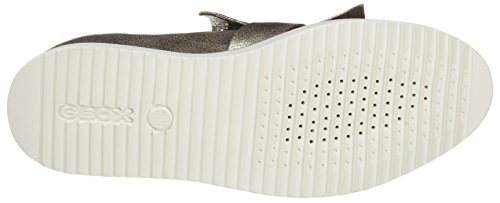 Geox D THYMAR D, Mocasines Mujer, Dorado (Lead), 39 EU