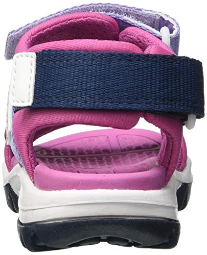 Geox J Borealis Girl A, Sandalias Deportivas, Azul Marino, Fucsia, 27 EU