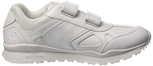 Geox J Pavel F, Zapatillas Hombre, Blanco (White C1000), 37 EU