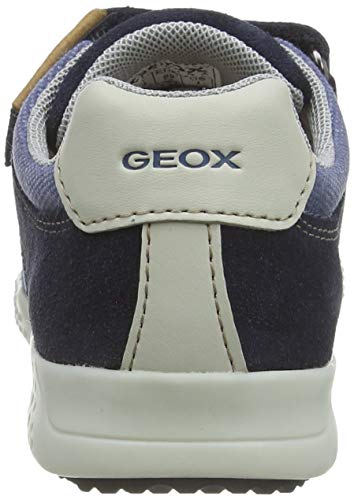 Geox J Snake.2 Boy A, Mocasines Niños, Azul (Navy/AVI O C0700), 35 EU