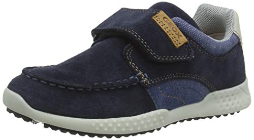 Geox J Snake.2 Boy A, Mocasines Niños, Azul (Navy/AVI O C0700), 35 EU