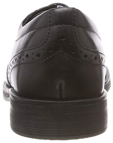 Geox JR Agata D, School Uniform Shoe Mujer, Negro (Black C9999), 38 EU