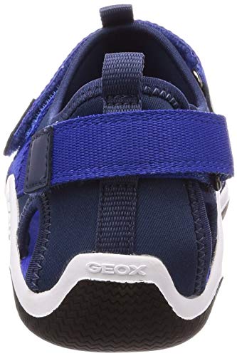 Geox Jr Wader A, Sandalias Punta Cerrada para Niños, Azul (Navy/Royal C4226), 39 EU