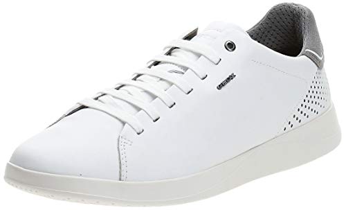 Geox U KENNET B, Zapatillas Hombre, Blanco (White C1000), 46 EU