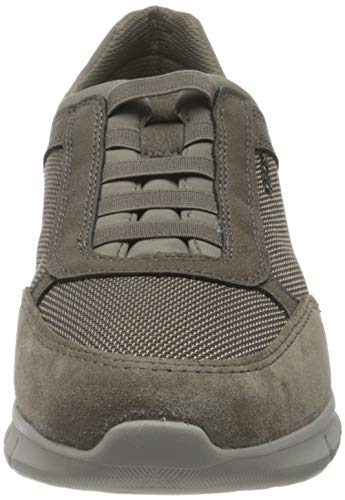 Geox U MONREALE C, Zapatillas Deportivas Hombre, Gris Pardo, 41 EU