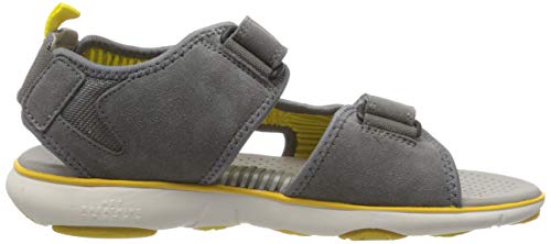 Geox U Nebula L B, Sandalias con Punta Abierta Hombre, Gris (Grey C1006), 44 EU