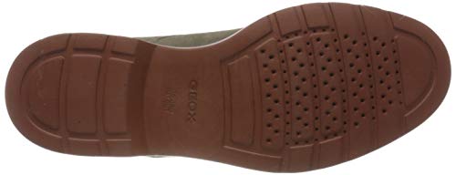 Geox U RAFFAELE B, Zapatos de Cordones Derby Hombre, Gris (Taupe C6029), 42 EU