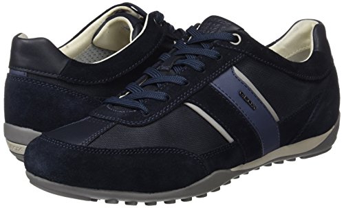 Geox U Wells C, Zapatillas Hombre, Azul (Dark Navy), 45 EU