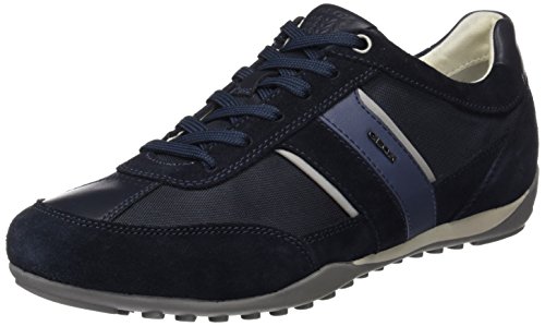 Geox U Wells C, Zapatillas Hombre, Azul (Dark Navy), 45 EU