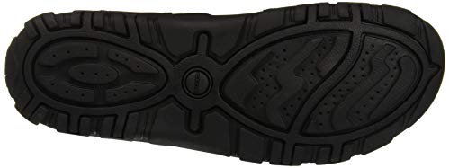 Geox UOMO Sandal Strada A, Sandalias con Punta Abierta Hombre, Black (Black C9999), 42 EU