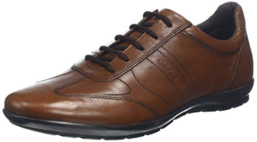 Geox UOMO Symbol B, Oxford Hombre, Marrón (Browncotto C6003), 45 EU