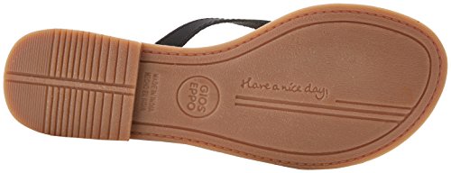 Gioseppo 40656R, Sandalias con Punta Abierta para Mujer, Negro (Black), 38 EU