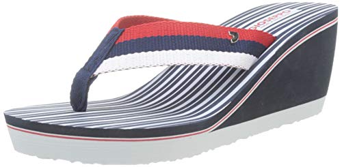 Gioseppo 48666, Sandalias con Plataforma para Mujer, Azul (Marino 000), 38 EU