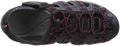 Gola ALP648 Black 3(36EU), Sandalias de Senderismo para Mujer, Negro (Negro/Rosa Caliente BK), 36 EU