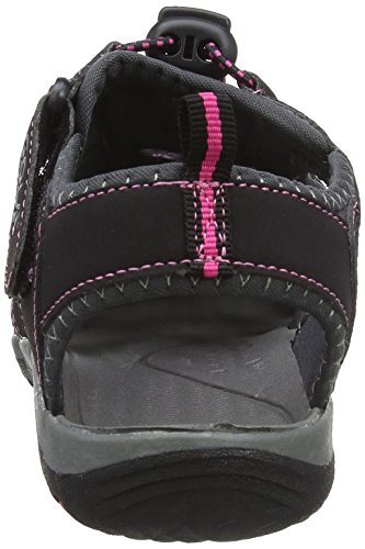 Gola ALP648 Black 3(36EU), Sandalias de Senderismo para Mujer, Negro (Negro/Rosa Caliente BK), 36 EU