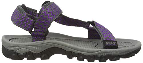 Gola Blaze, Sandalias de Senderismo Mujer, Morado (Purple/Grey Vg), 40 EU